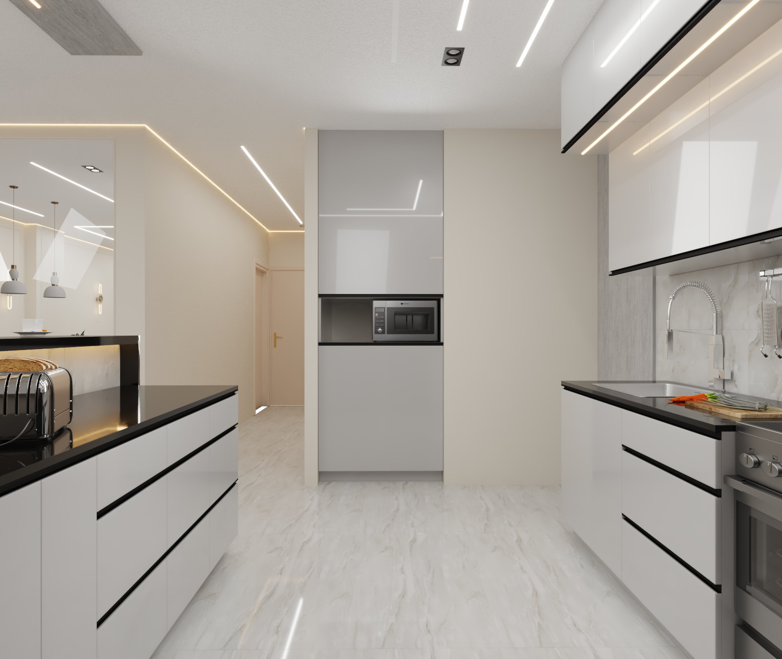 住宅公寓室内设计与装修项目丨埃及丨mohamed mohsen-32