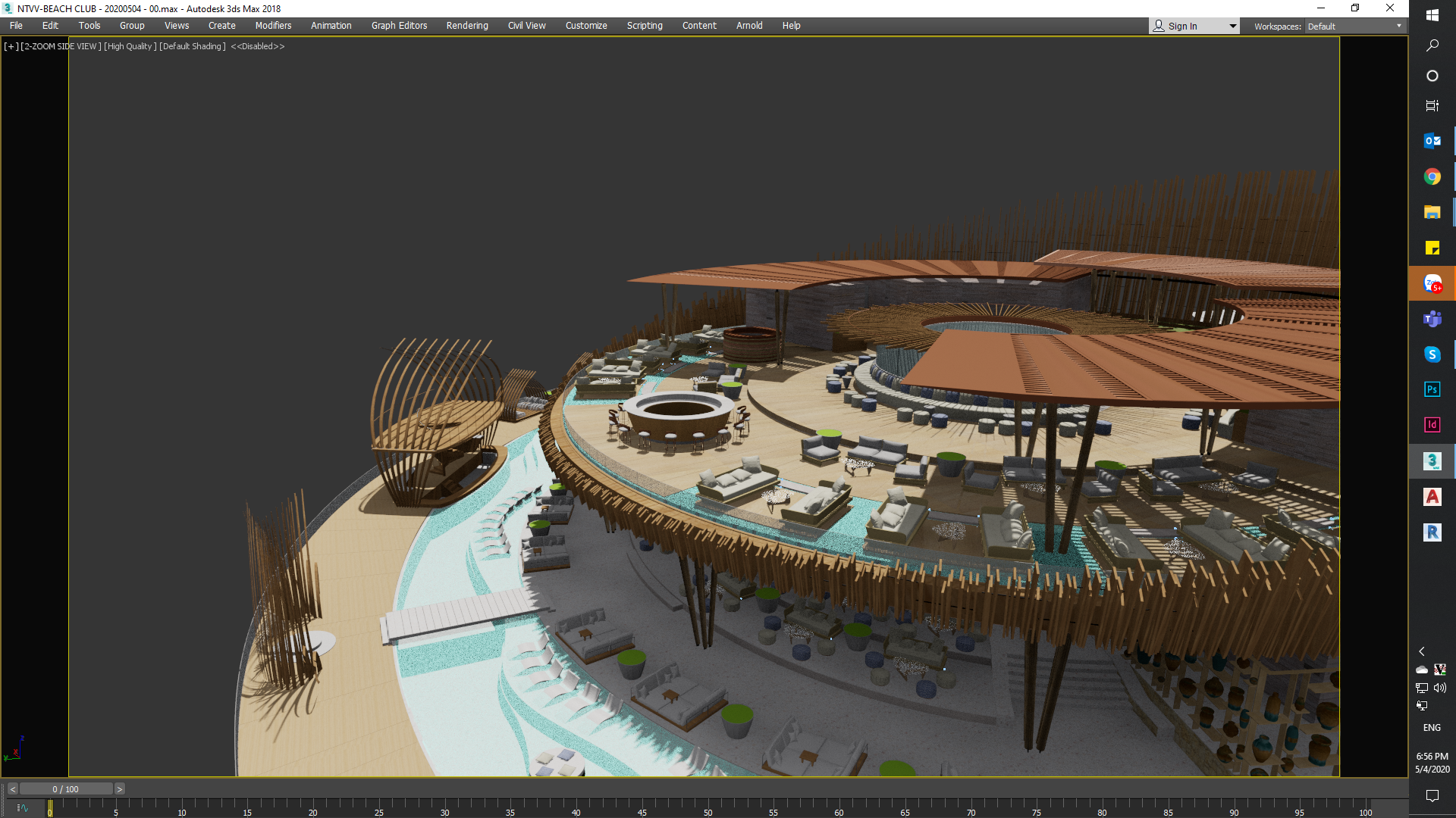 Beach club Vega City in Vietnam with NDA-18