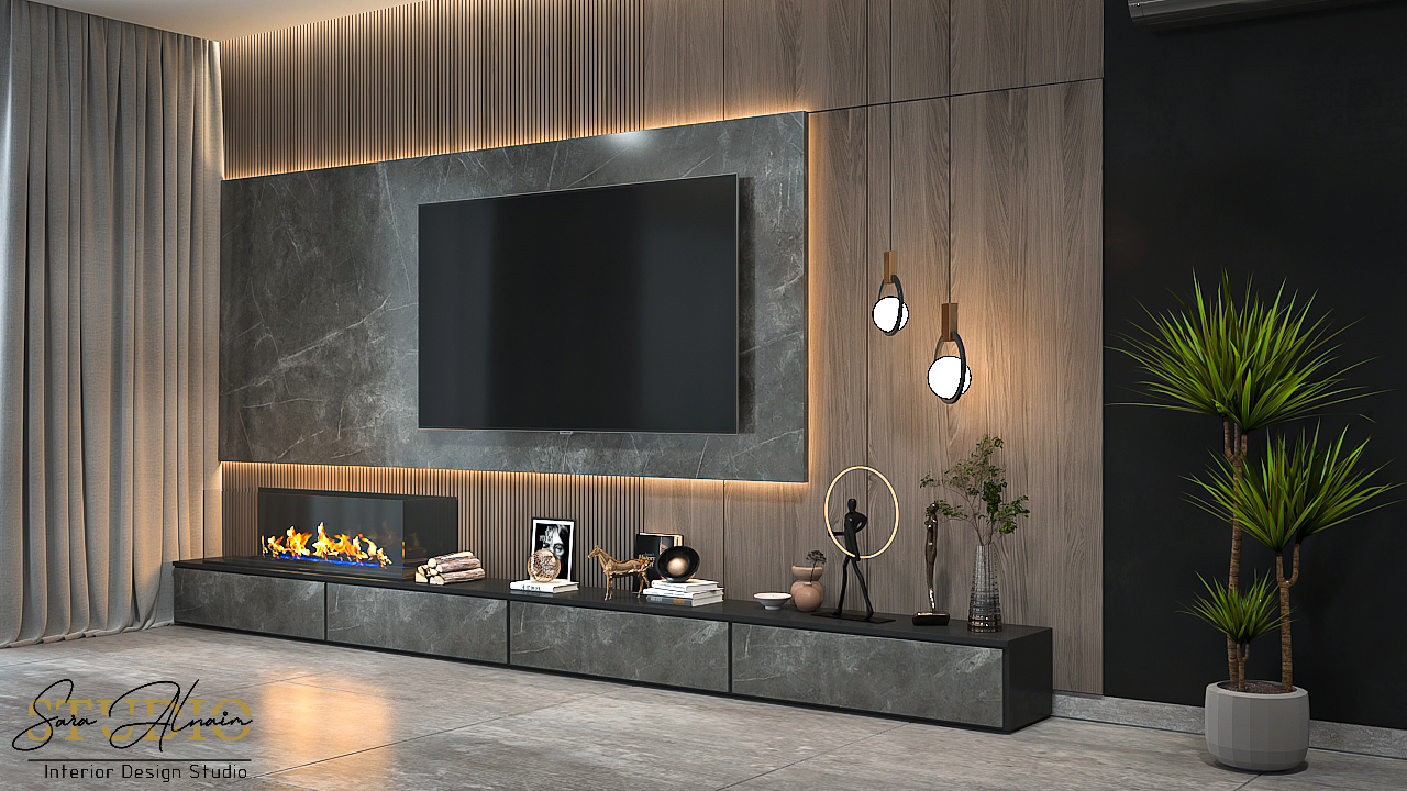 客厅·电视墙设计-6