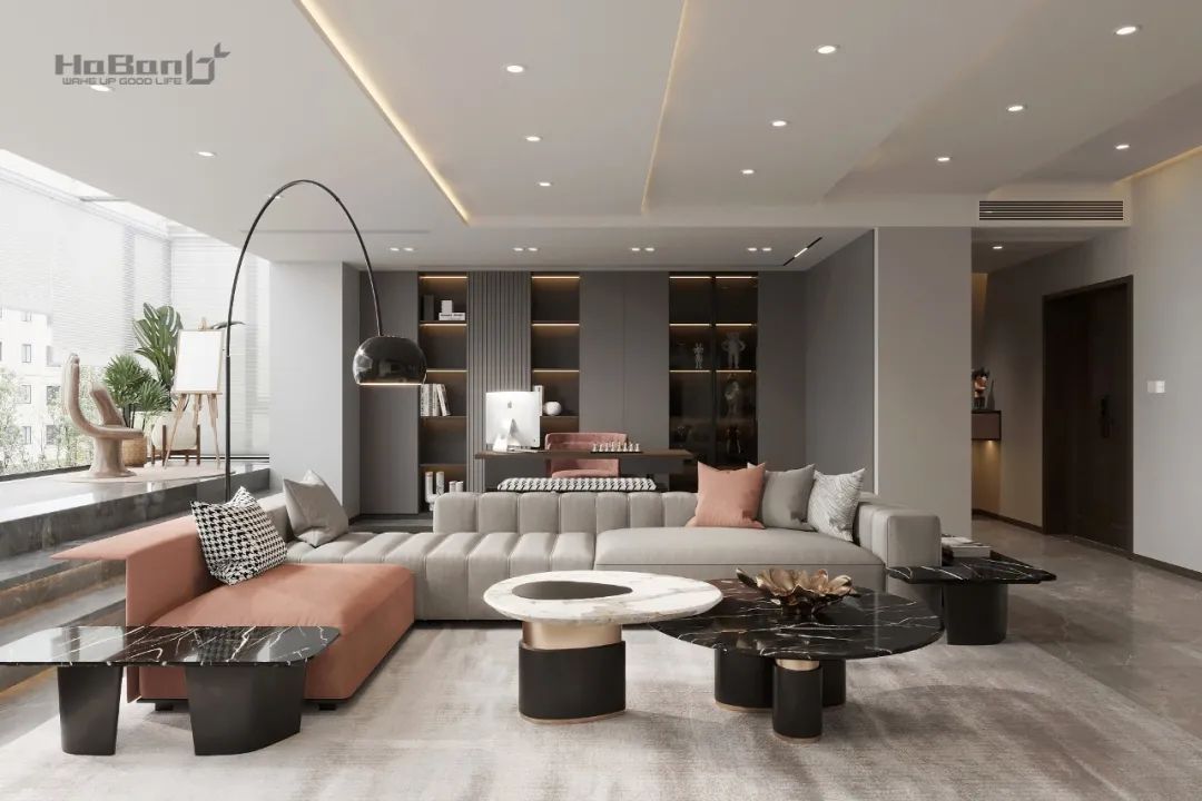 活力色彩的多功能空间设计-9