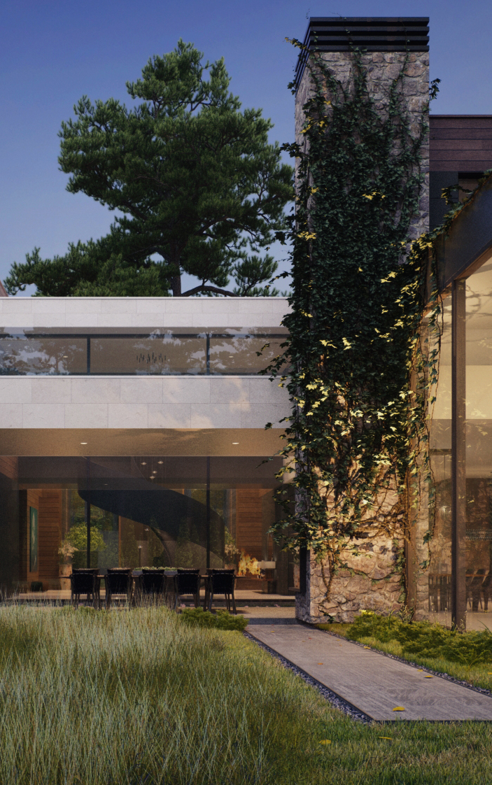 Country house in the village of Serebryany Bor Alexandra Fedorova-7