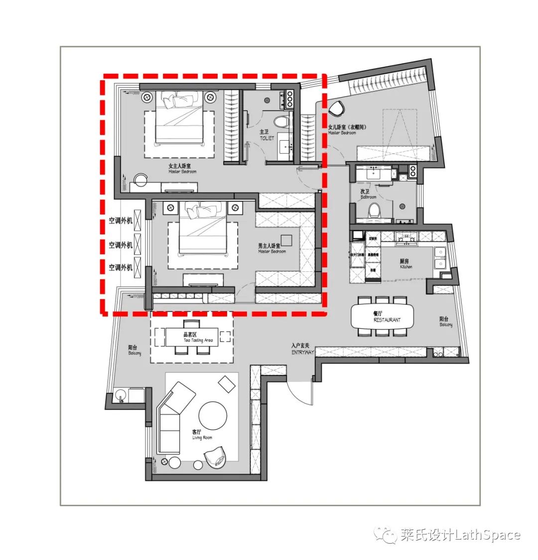 世纪公园旁的老房焕新 · 轻奢宜居新家丨中国浦东新区丨莱氏设计-28