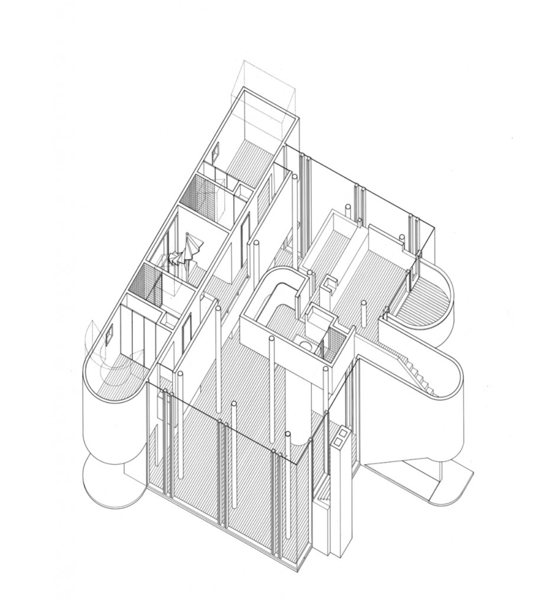 House in Pound Ridge Richard Meier-10