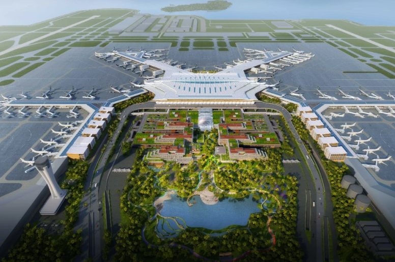 央视聚焦！中建八局厦门翔安国际机场航站楼项目建设加速推进-37