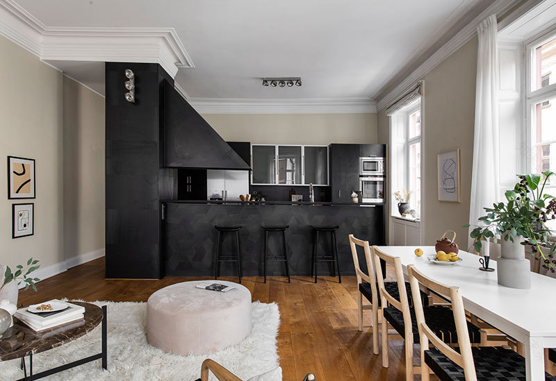 斯德哥尔摩历史古城中的时尚米色公寓-13