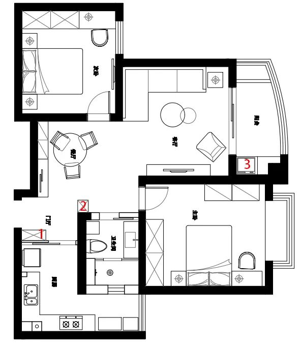 现代轻奢风老房逆袭丨中国上海丨欧碧雅空间设计-16