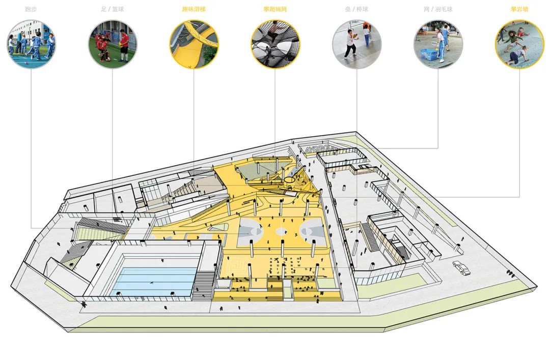 深圳莲花小学“重叠校园”丨中国深圳丨临界工作室-33