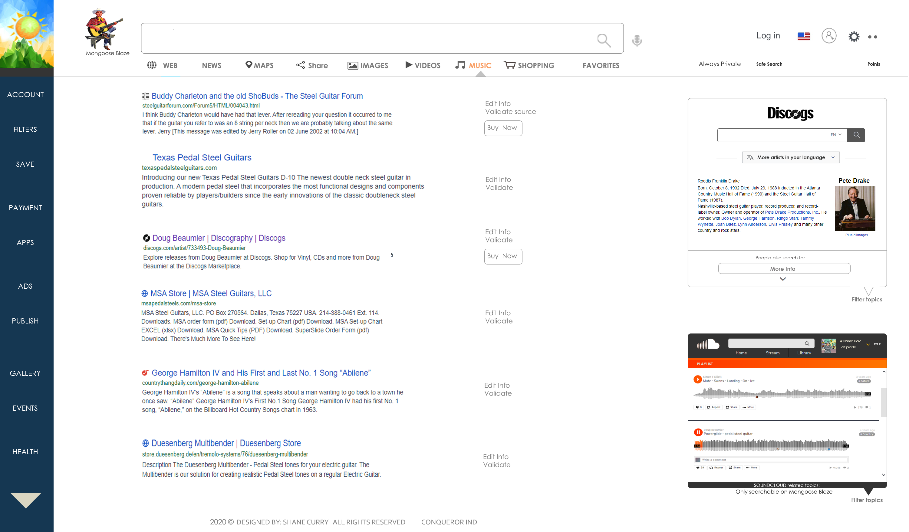 闪电浏览器用户界面模型丨MONGOOSE BLAZE-3
