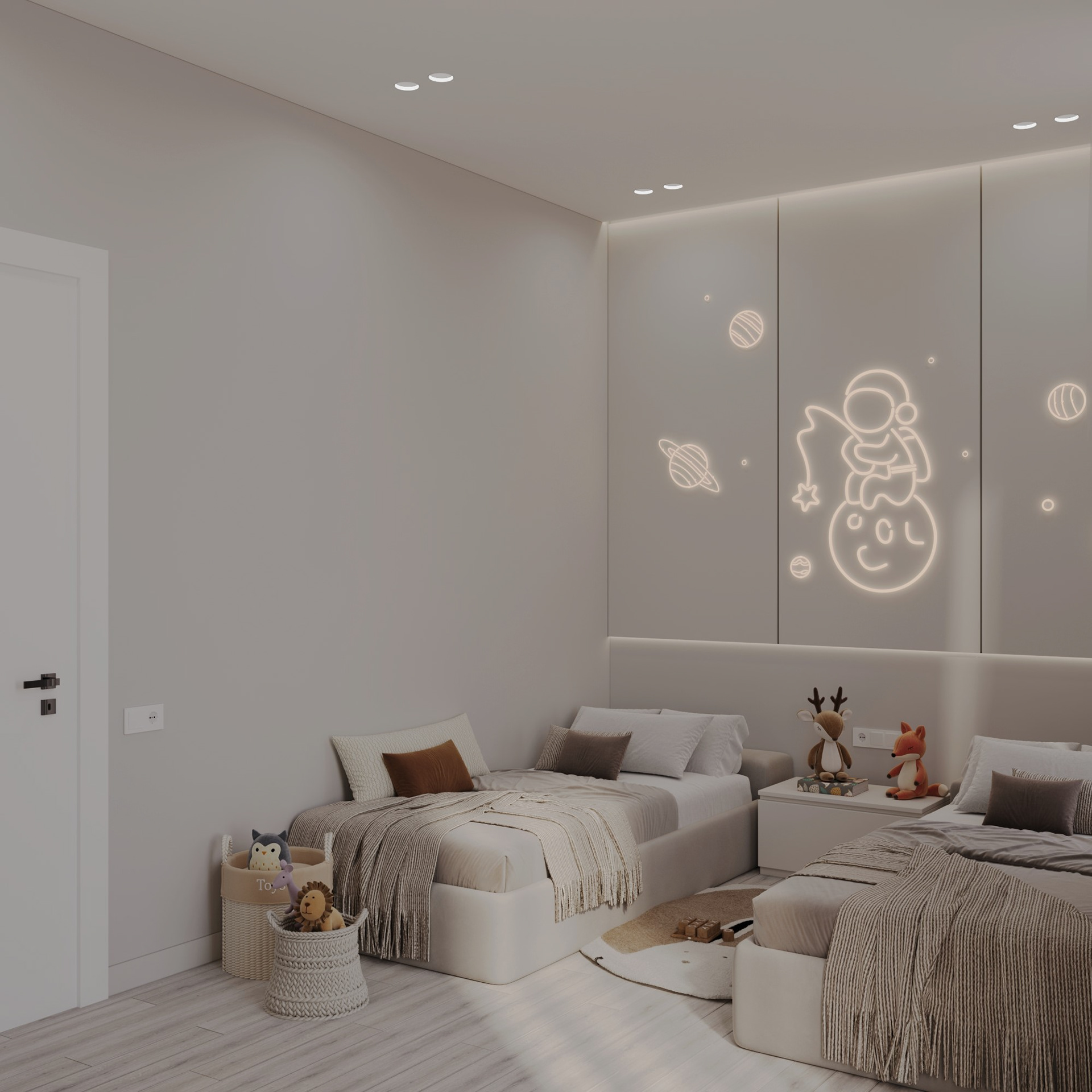 Scandinavian private house interior design-38