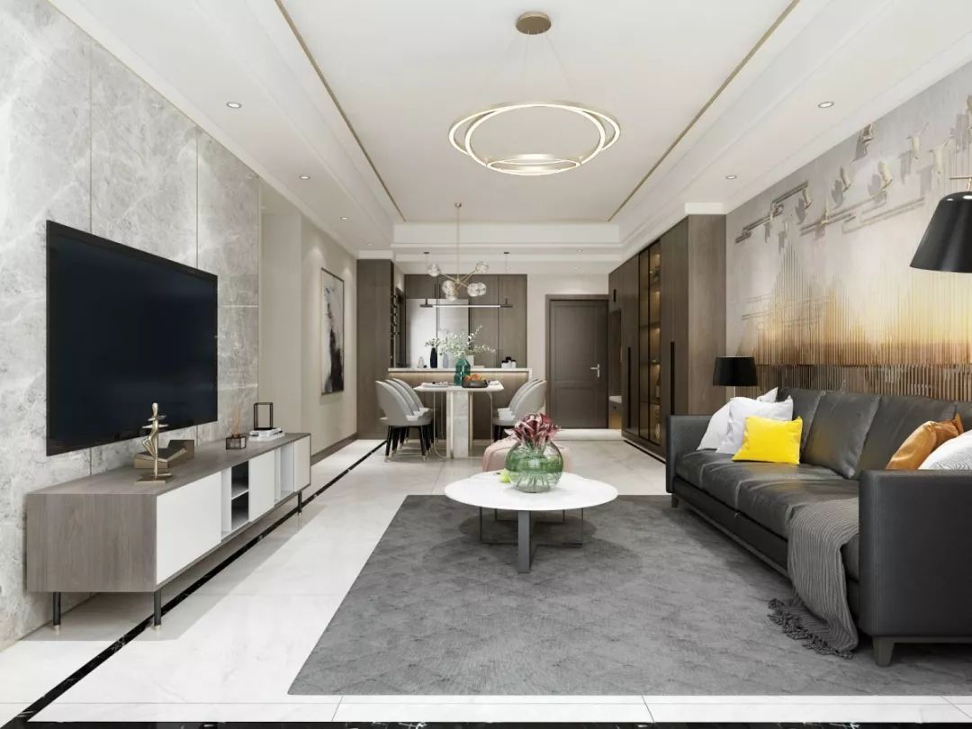 现代轻奢锦馨苑,单身业主的个性家居-9