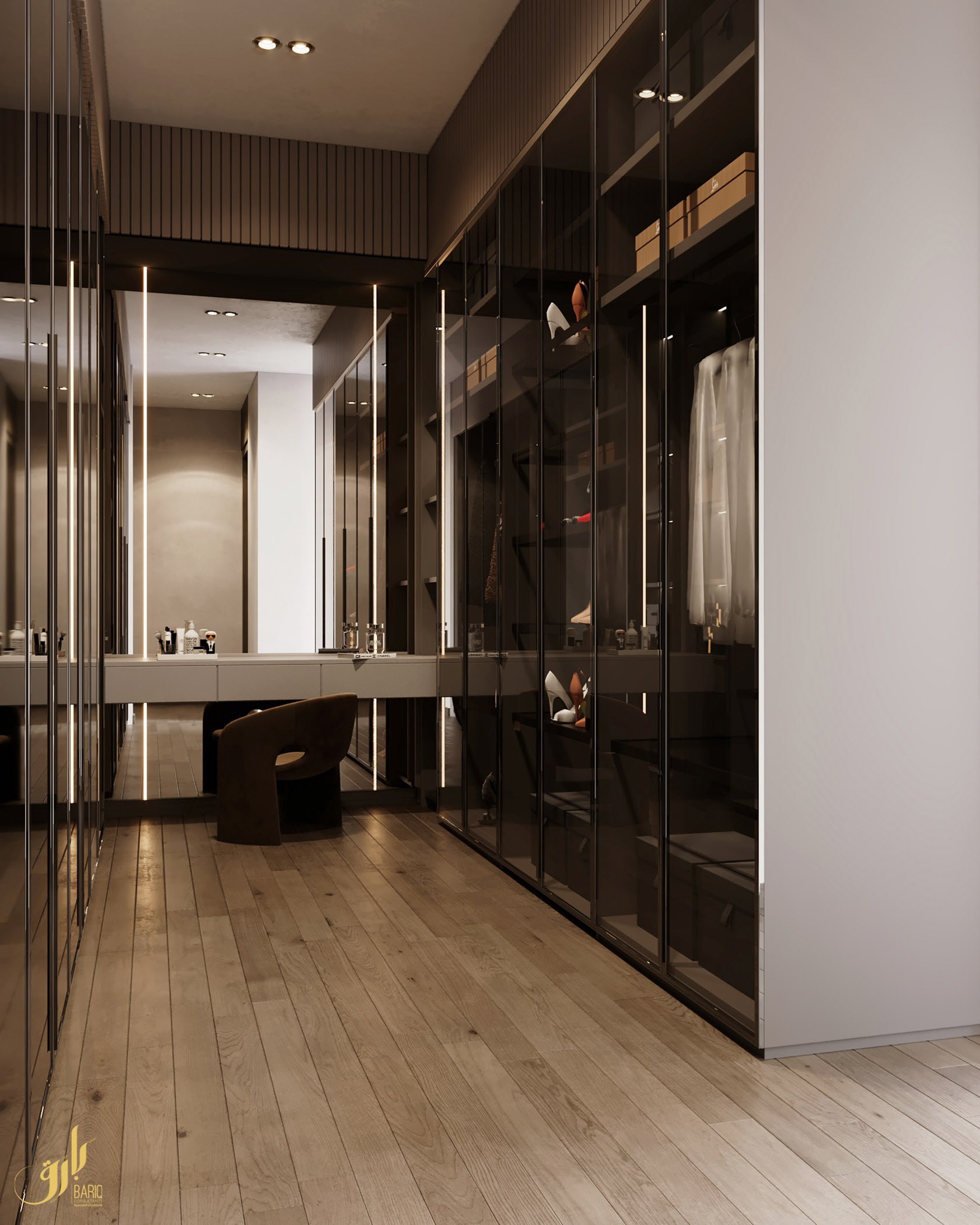 A·A 现代别墅室内设计丨沙特阿拉伯丨Bariq Consultants-67