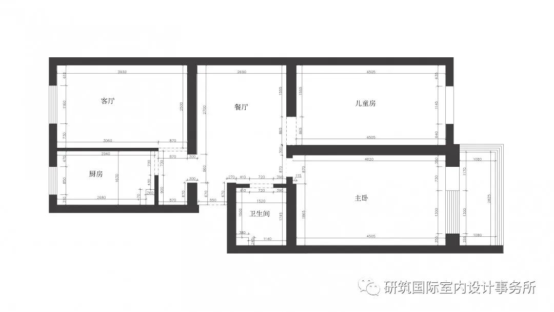 上地东里三区住宅平层改造丨研筑国际室内设计事务所-18