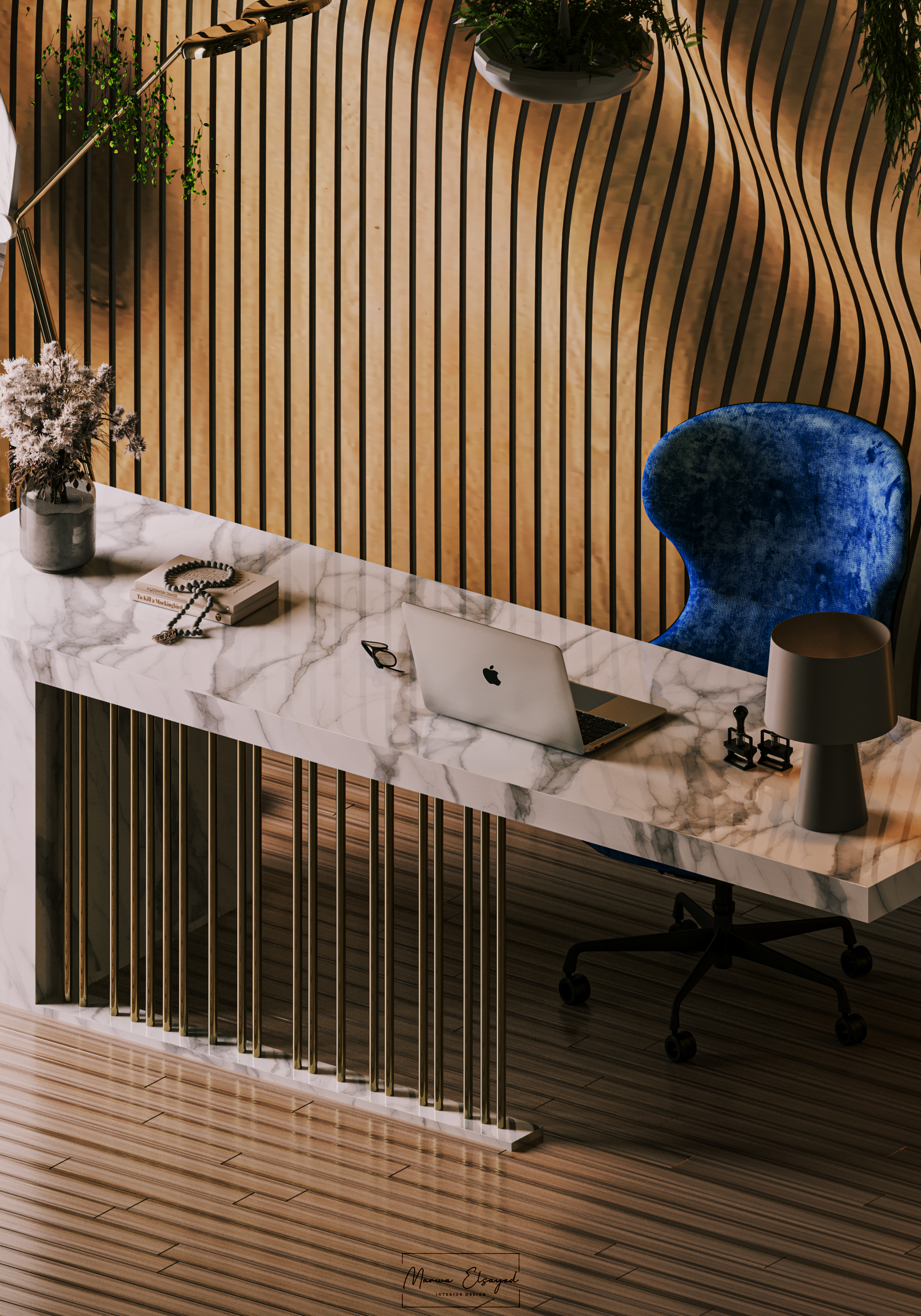 办公室设计模拟及办公场景模拟-6