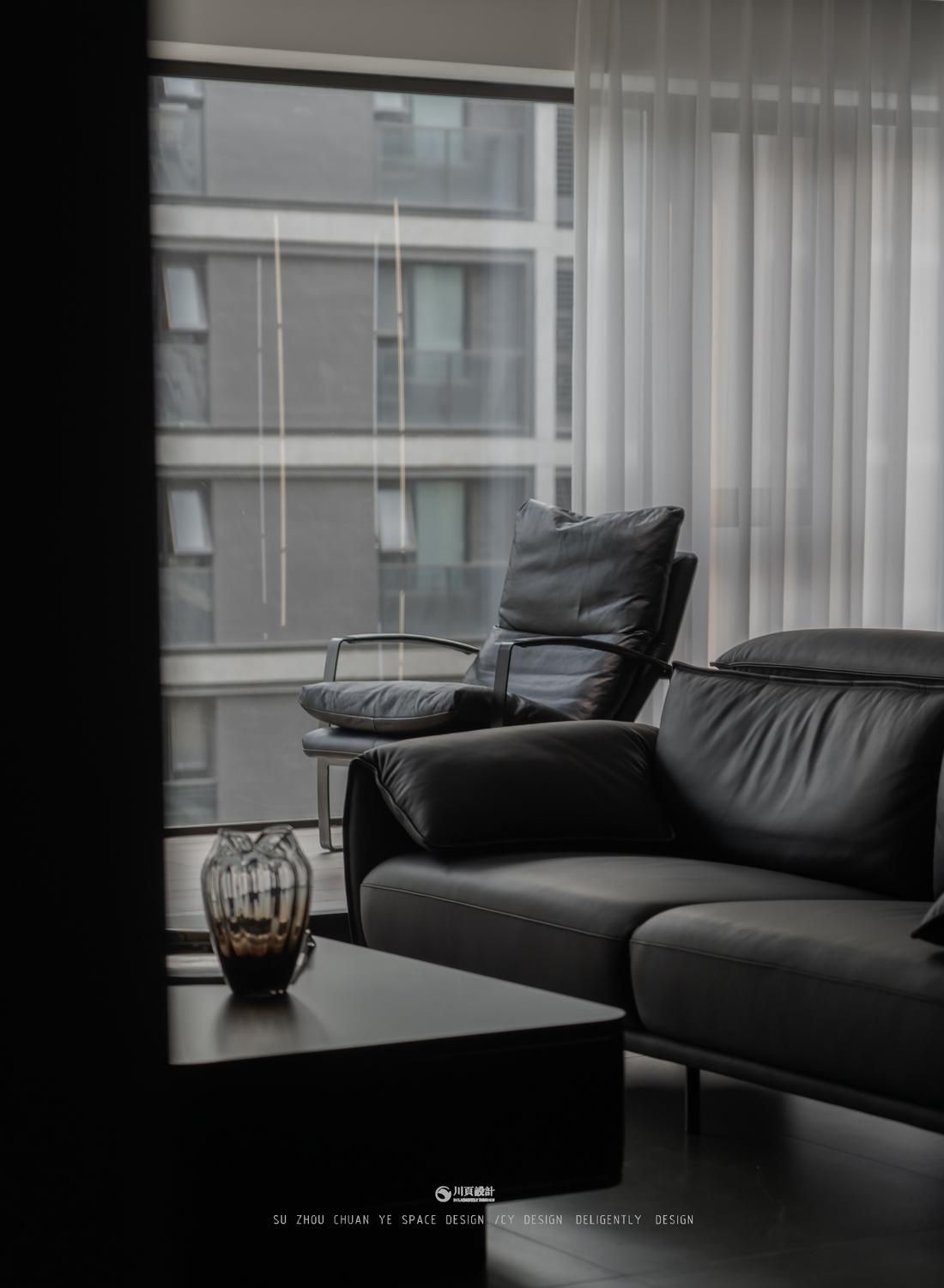 暗黑系精装房 · 现代简约的优雅与神秘-30