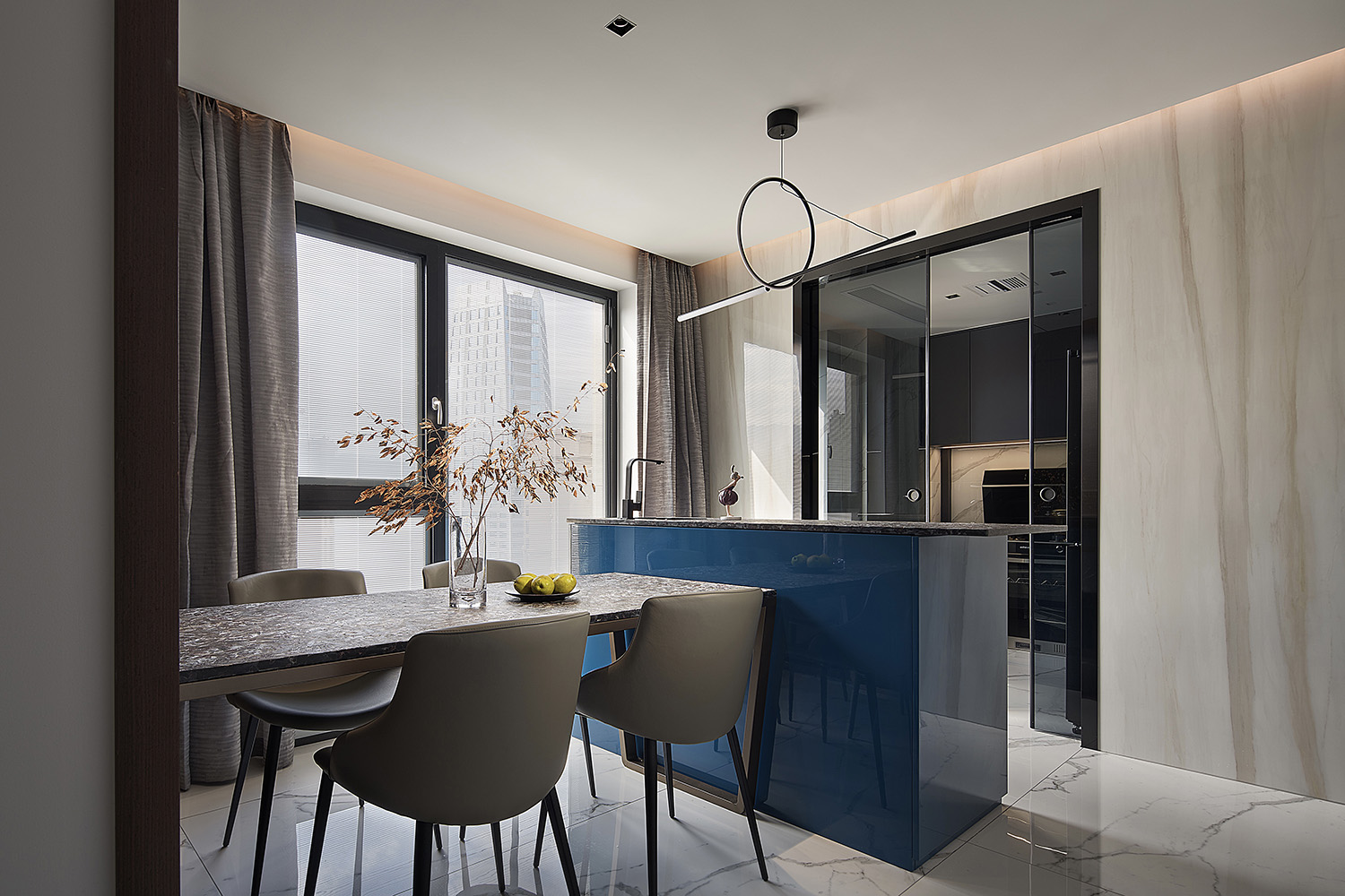 优雅轻奢的 101㎡平层设计丨中国福州丨福州上行维度设计有限公司-25