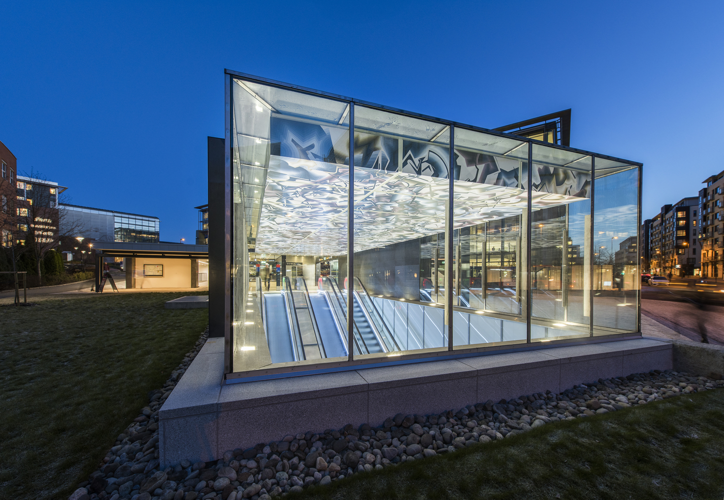 挪威奥斯陆 Nydalen 地铁站扩建工程-21