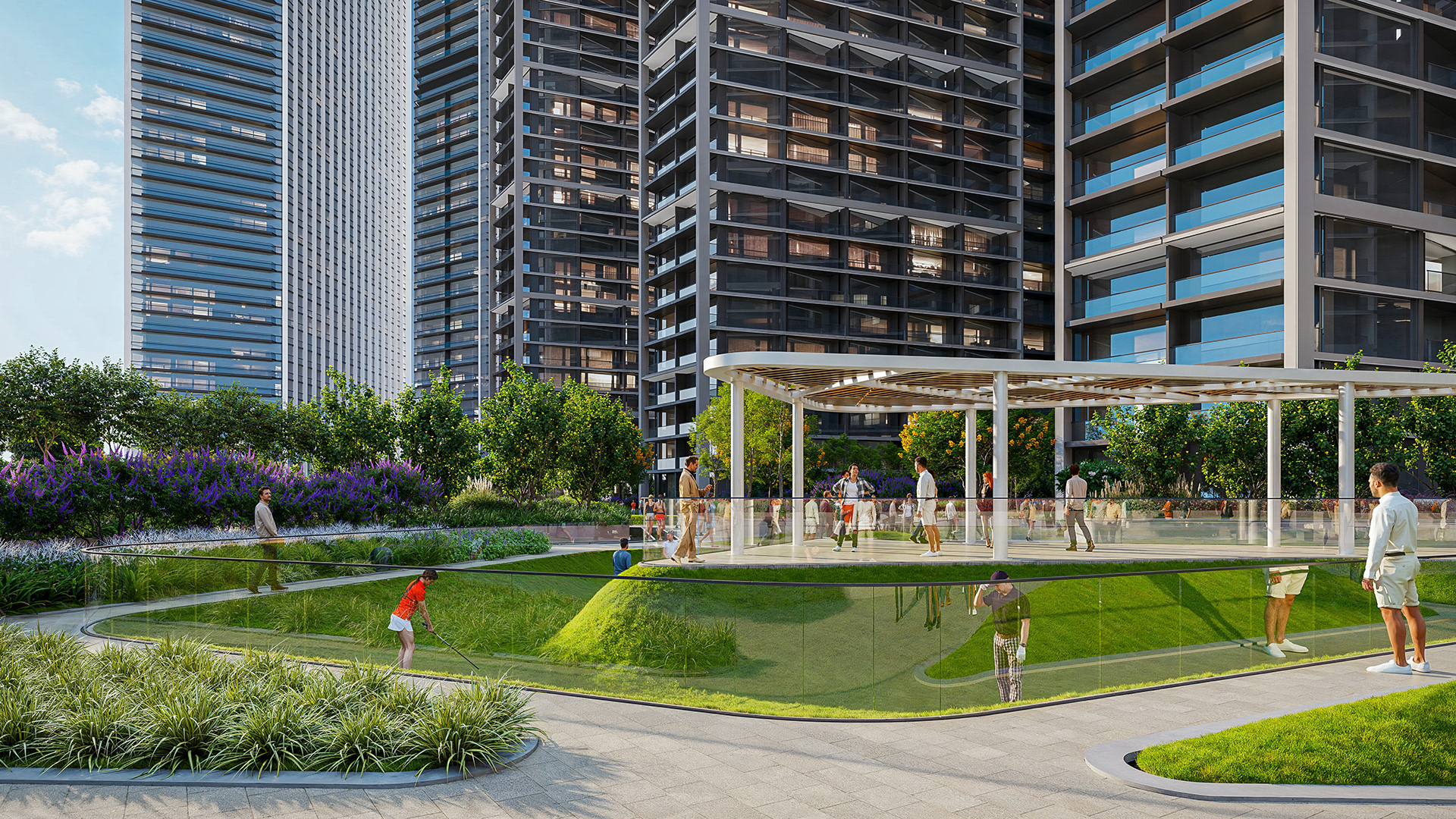 Landscape Visuals - Sobha Central-5