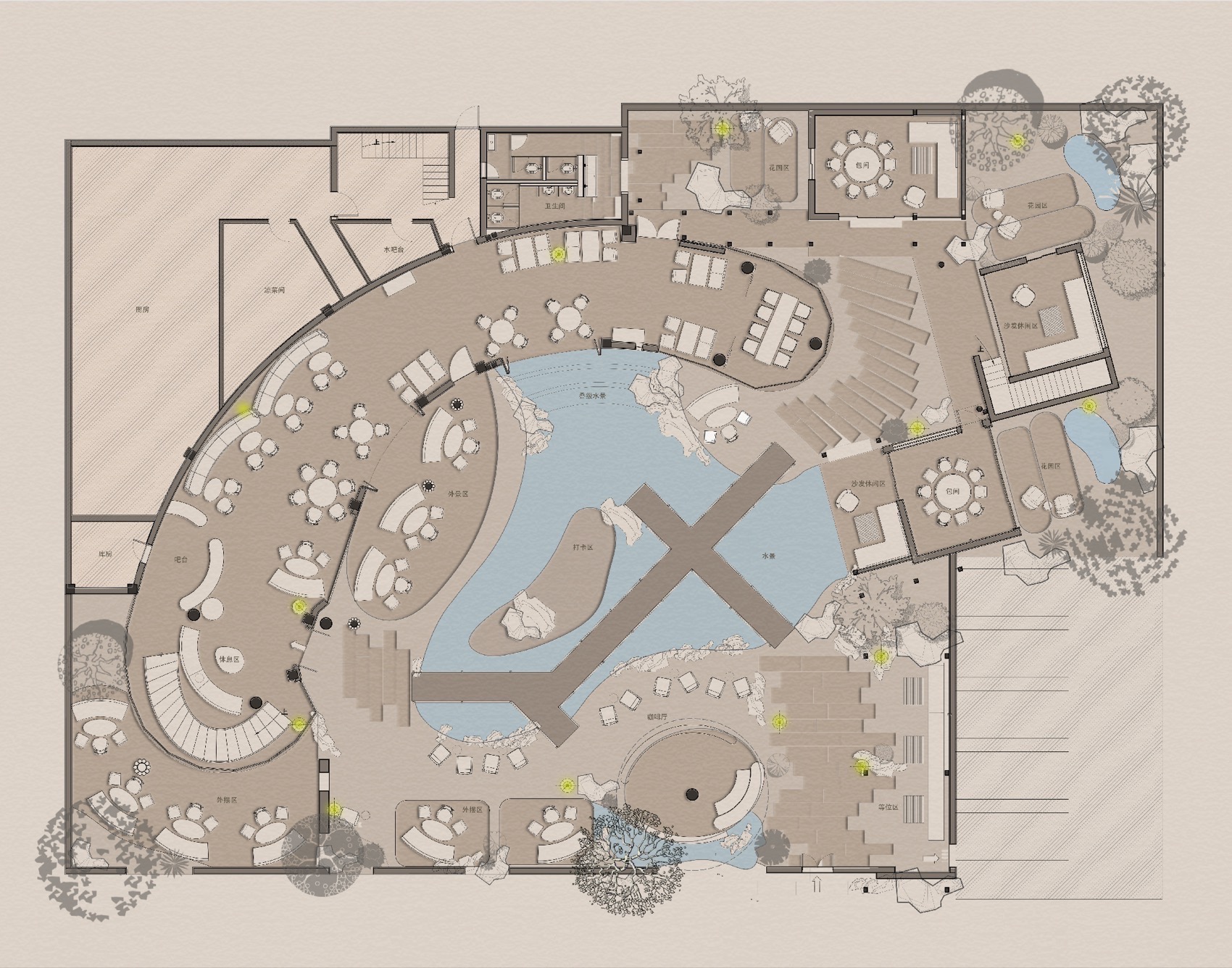 Lan岚·云南bistro餐厅丨中国丽江丨FUNS方糖空间设计顾问-126