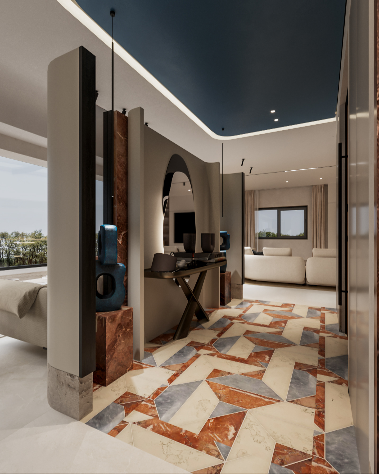SUBTLE SERENITY住宅公寓丨埃及开罗丨Insite architects-7
