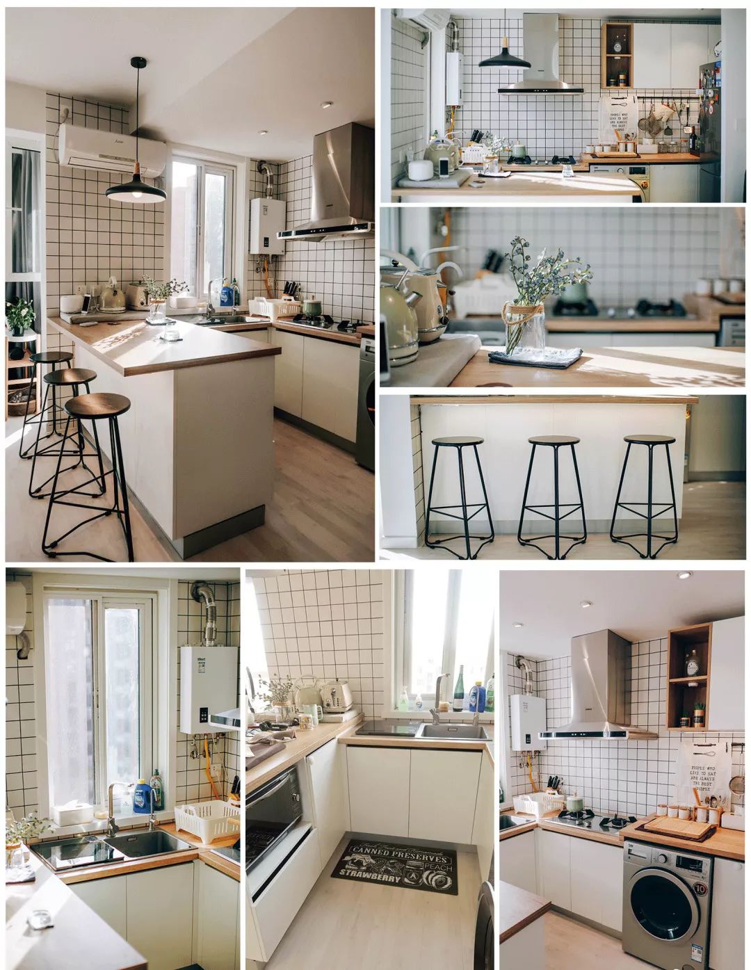 57㎡北漂二手房大翻身,开放式北欧厨房成亮点-102