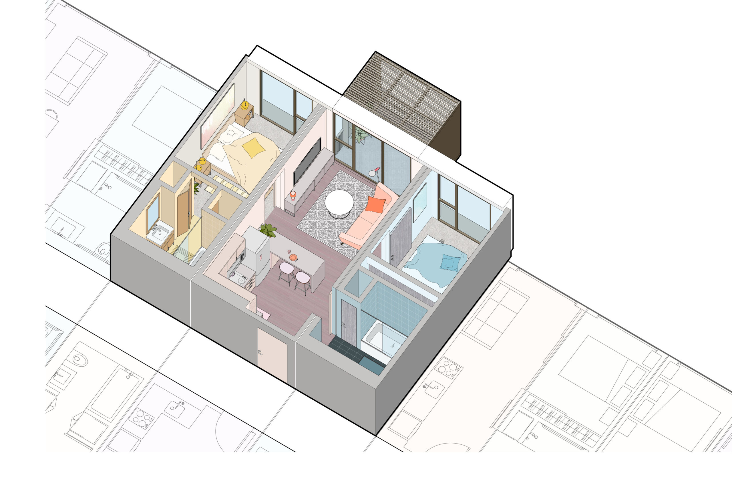 模块化绿意住宅，重塑好莱坞山景-2