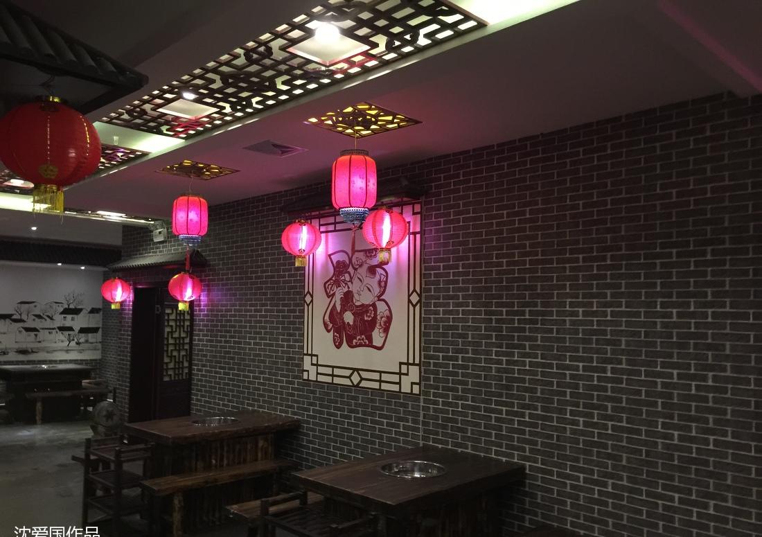 大宅门重庆风格老火锅店 | 中式风情演绎红火热辣-4