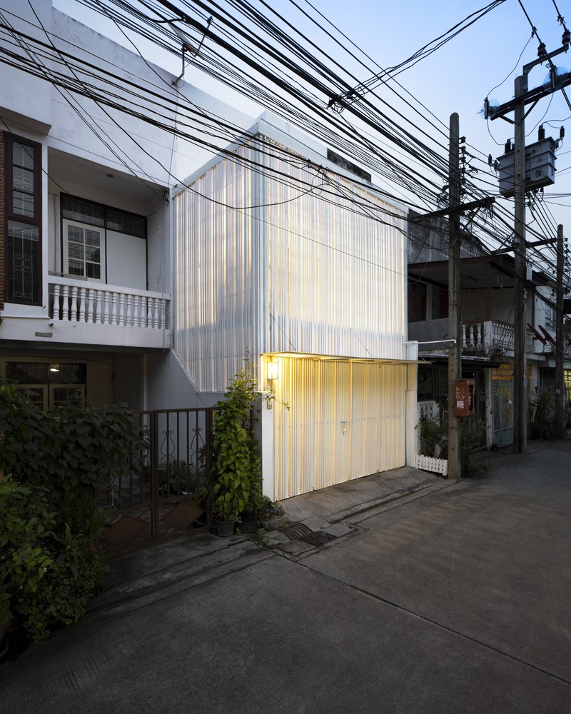 曼谷 80 年代联排别墅翻新 打造开放式高隐私家居-67