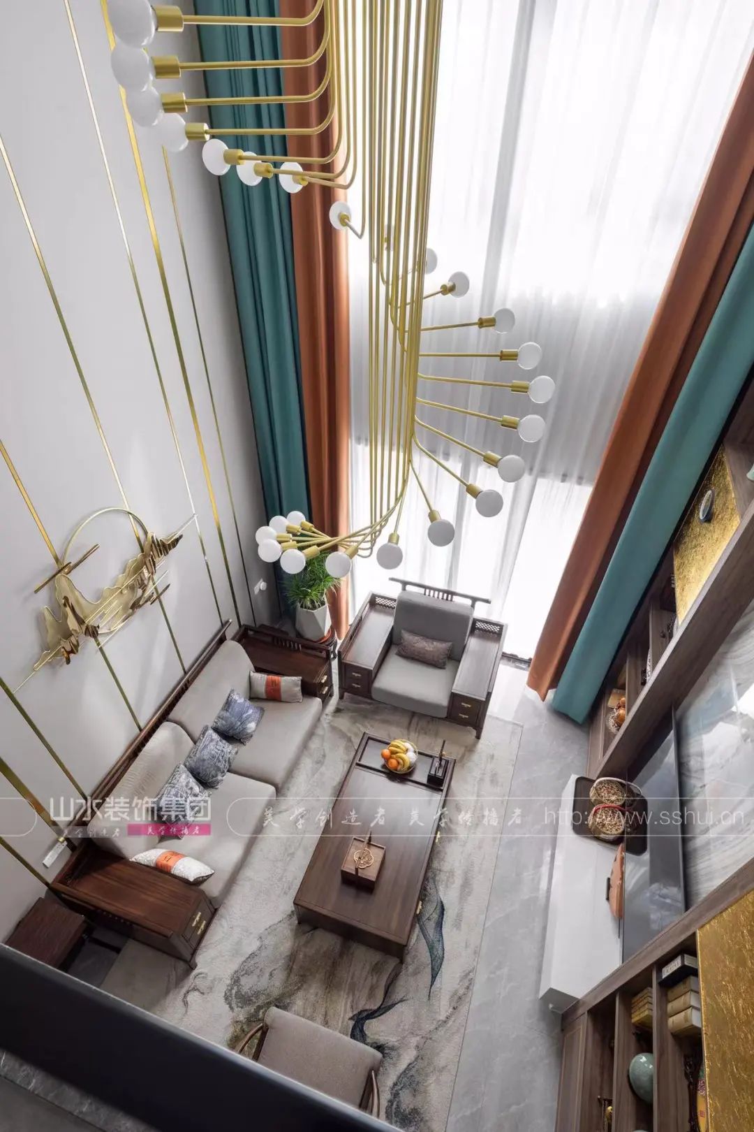 山水·爱家说 · 豪门金地新中式之家丨高泉-25