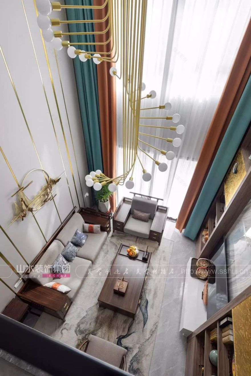 山水·爱家说 · 豪门金地新中式之家丨高泉-25