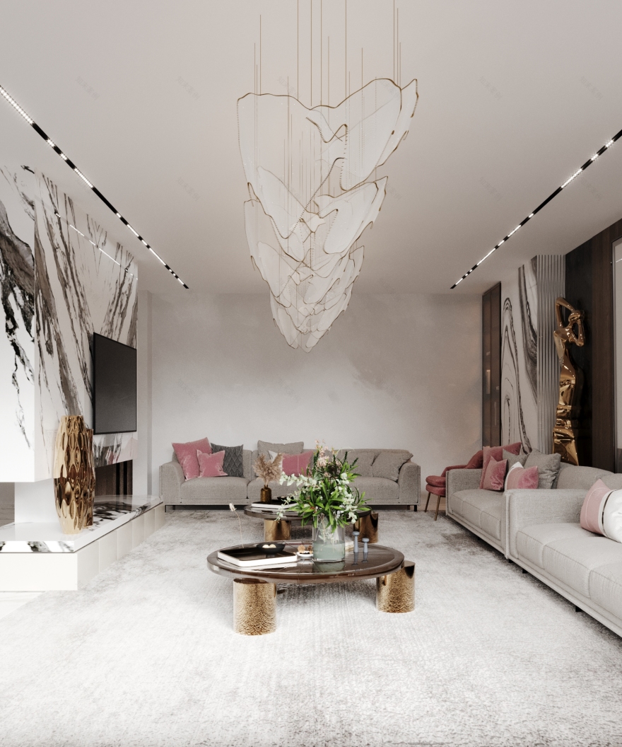 2023 年令人惊叹的室内设计别墅-12