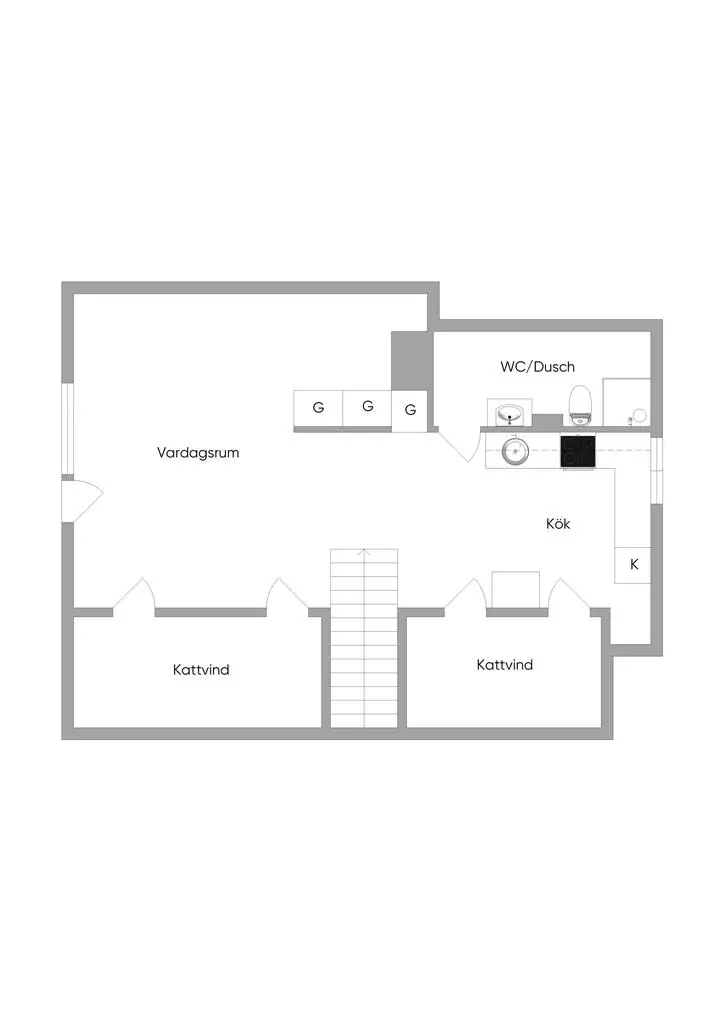 瑞典哥德堡 40m2 现代风格大阁楼工作室-13