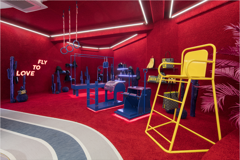 首尔 Stretch Angels 旗舰店，空中旅行主题的零售空间设计-15
