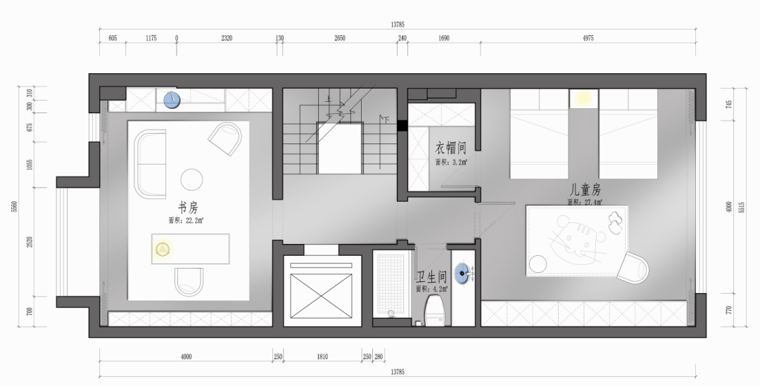 南京涟城别墅丨中国南京丨马蹄莲空间设计-11