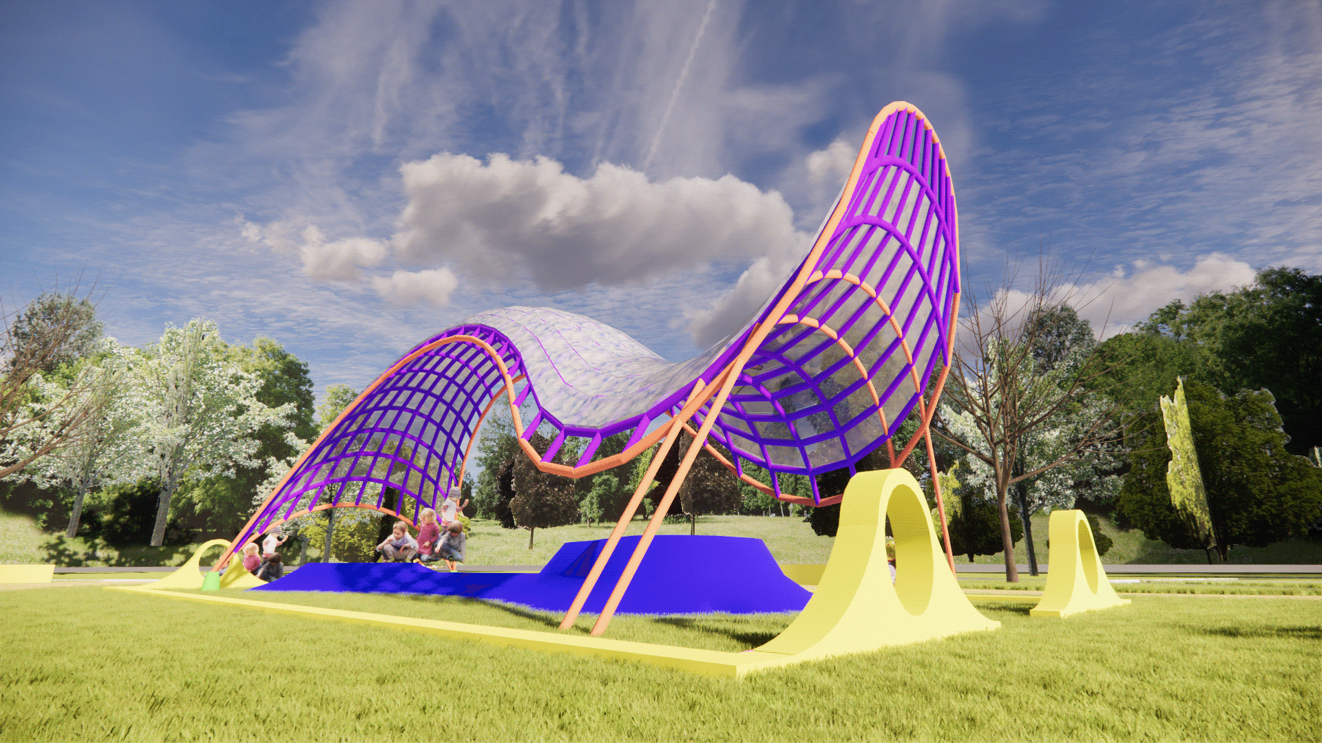 PUBLIC SPACE FOR CHILDREN | ARCHITECTURE PROJECT-7