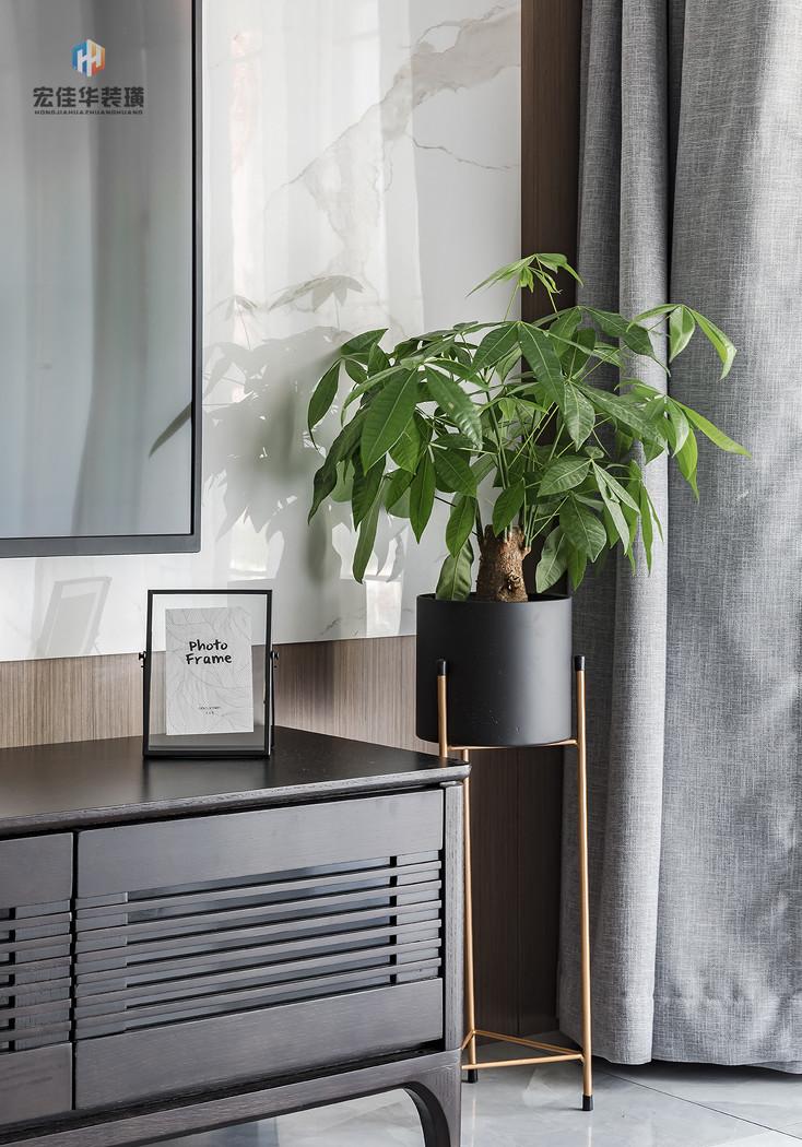 宏佳华装璜赏心 118㎡现代风 温馨宜居空间设计-5