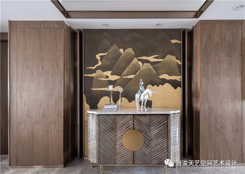 《流金岁月》 | 东方内敛遇西方浪漫,打造 210㎡尊贵空间-27