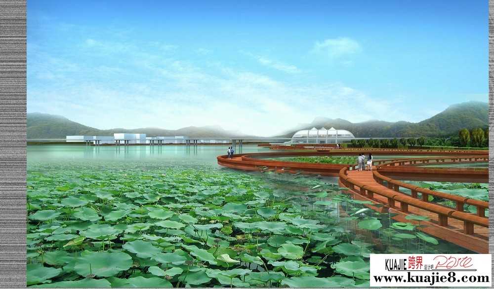 武当山新区 太极湖栈道景观-25