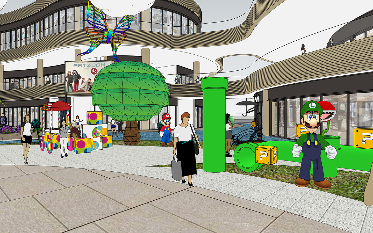 【购物中心设计】金园世纪城购物中心案例分享-21