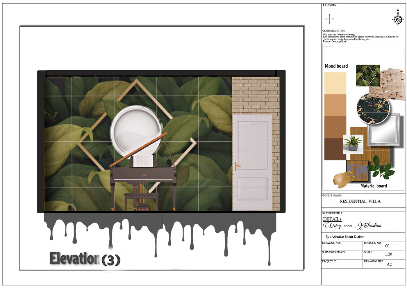 Living room with dinning side-3