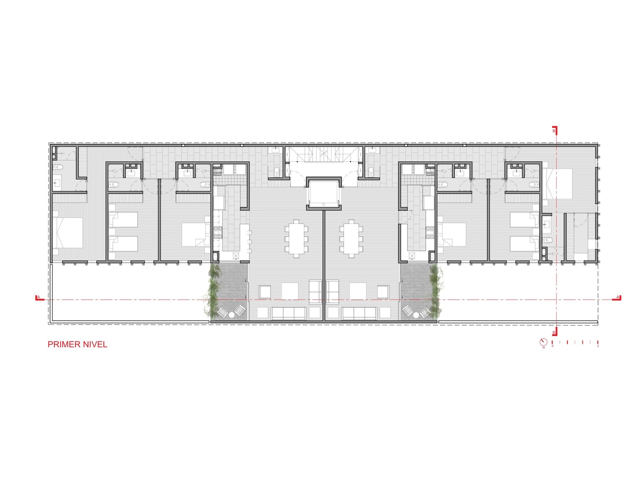 墨西哥城市中心绿意盎然的高级公寓楼-29