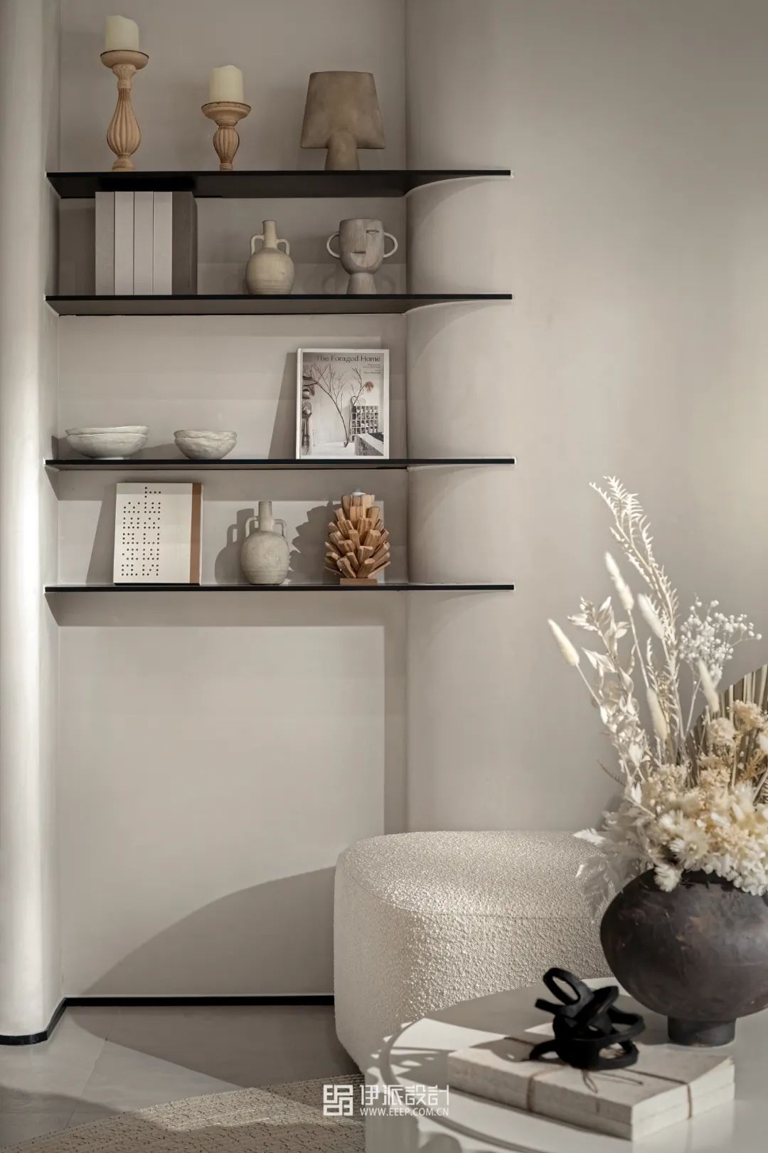 湖上云庭奶油系侘寂风样板间丨中国嘉兴丨深圳市伊派室内设计有限公司-21