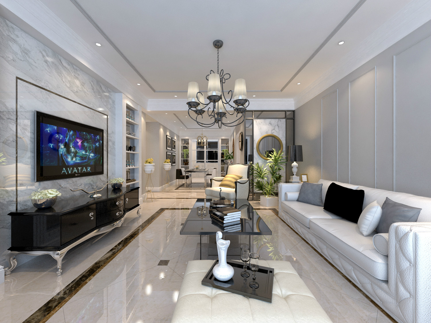 吴忠上桥人家120平米住宅设计-2