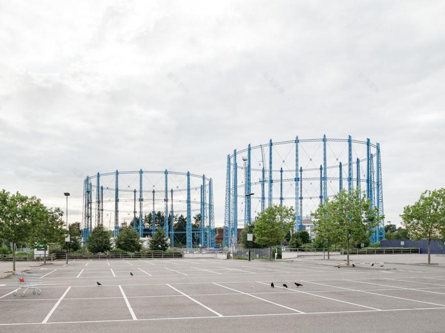 消逝的伦敦煤气罐 | 摄影师记录下城市中的工业遗迹-8