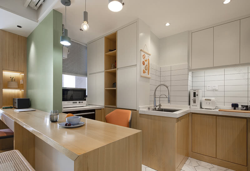 41㎡小户型逆袭 · 一家三口的大客厅,大厨房设计-53