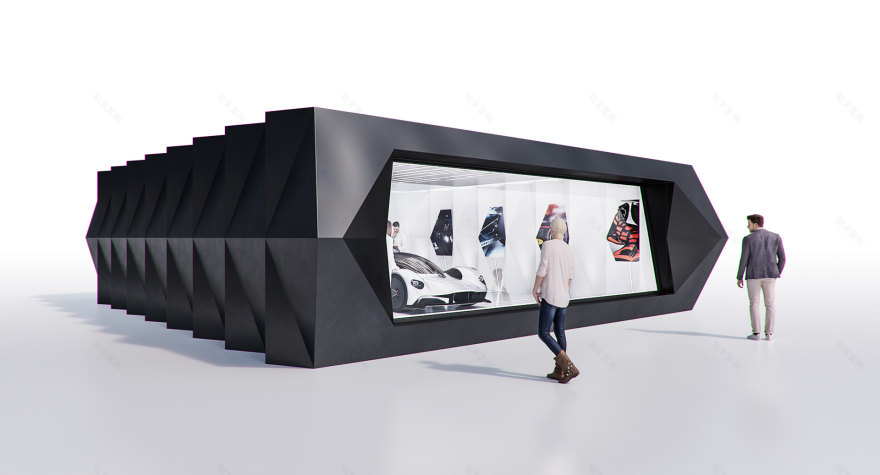 Aston Martin Valkyrie 展示柜设计丨英国-5