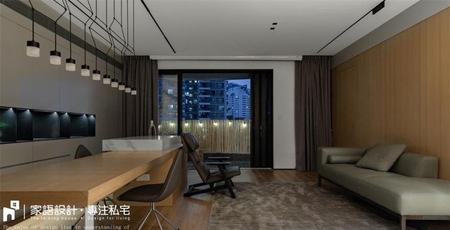 家庭电影院与音乐交流区的完美结合丨中国广州丨广州家语设计-3