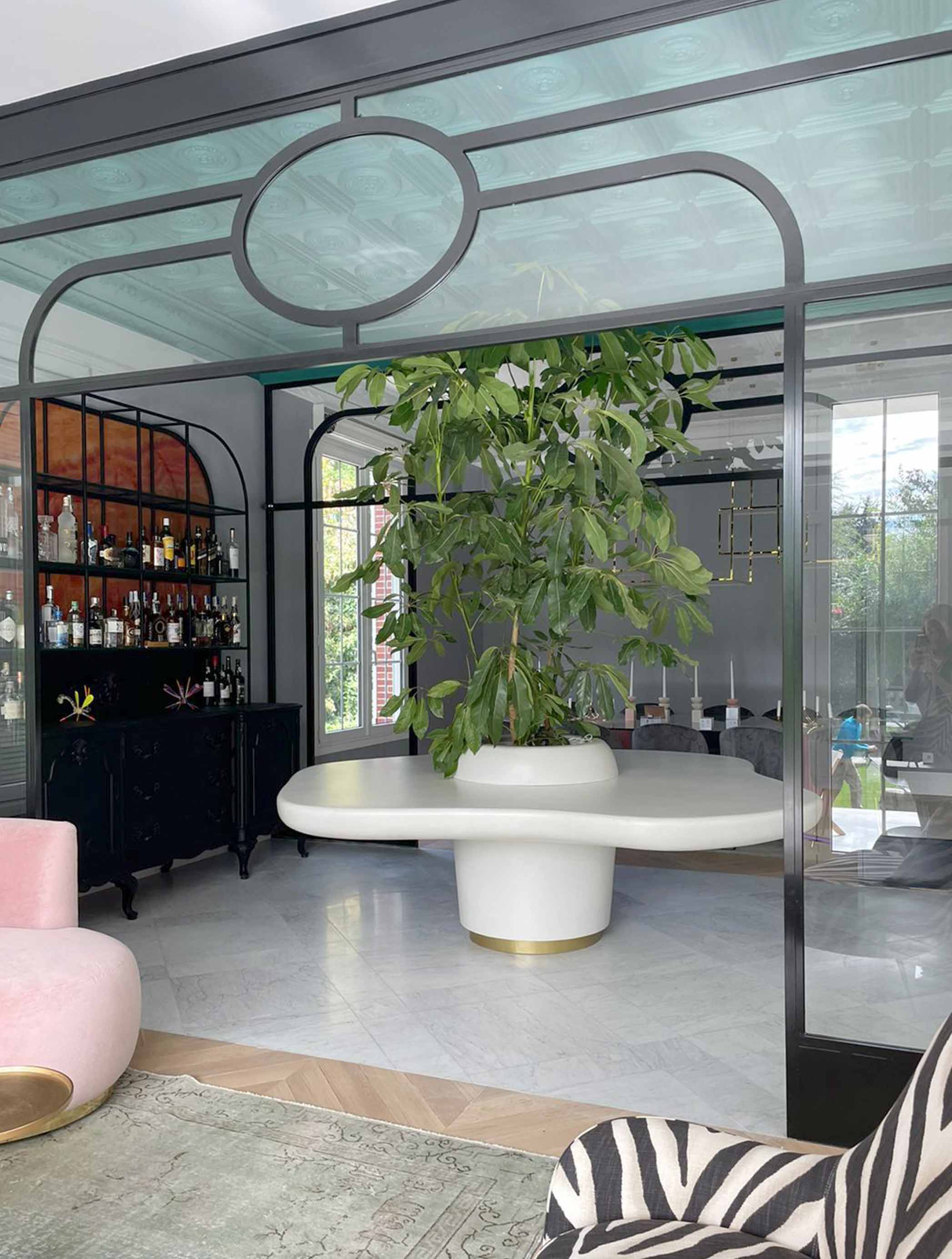 Mesa paramétrica（参数化桌子,花架）丨西班牙马德里丨EXarchitects-10