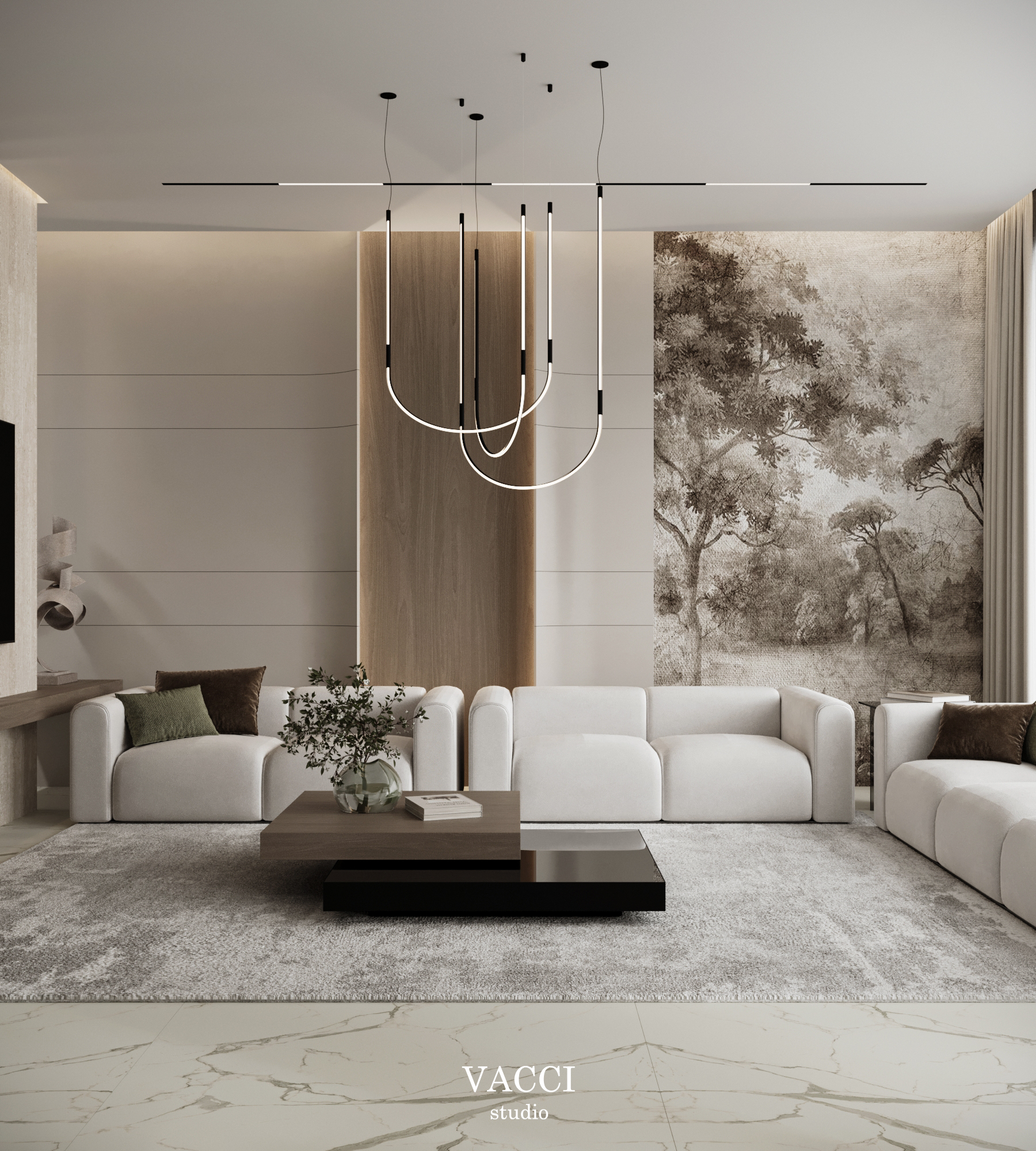 公寓接待大厅丨Vacci Studio-4