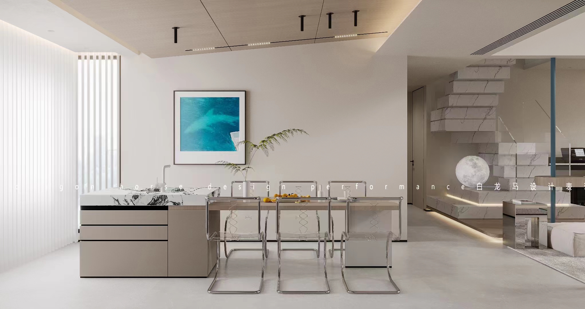 挑空别墅——白龙马效果-7