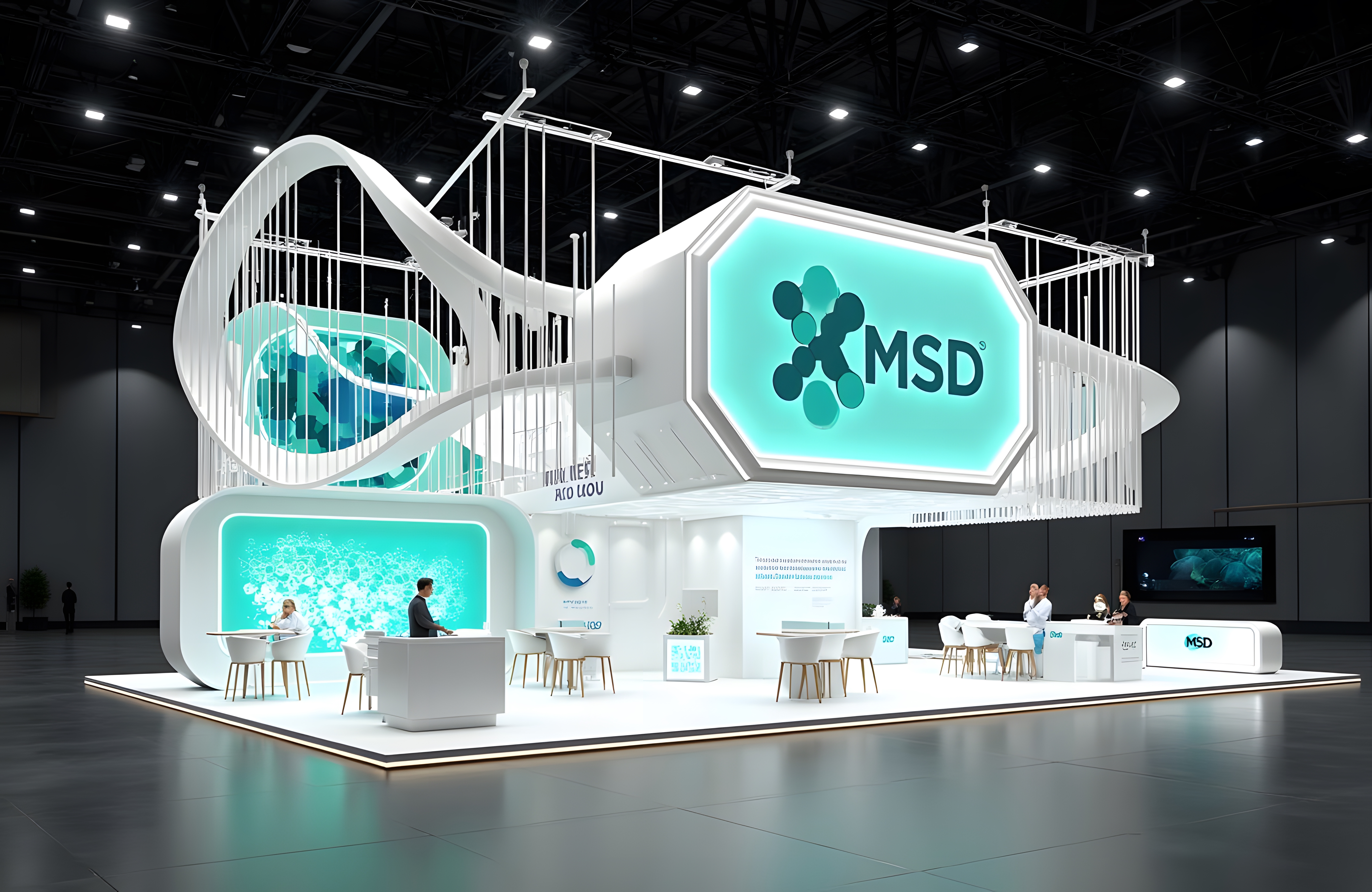 MSD booth design generated by Flux AI.-4